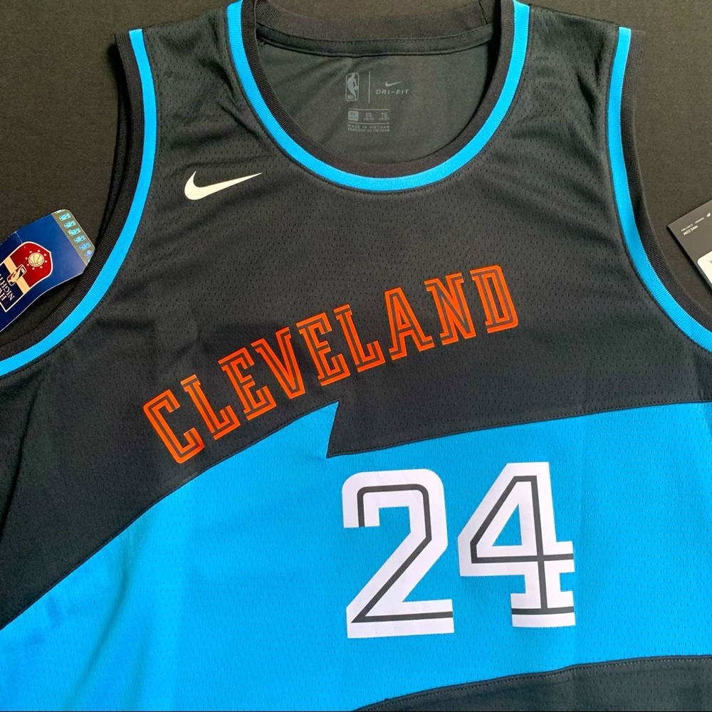 Rare NWT Nike Swingman NBA Larry Nance Jr Cleveland Cavaliers #24 Throwback Kobe - Picture 3 of 6